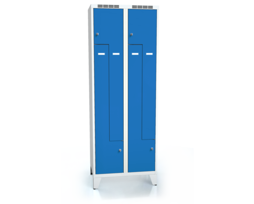 Cloakroom locker Z-shaped doors ALDOP with feet 1920 x 700 x 500